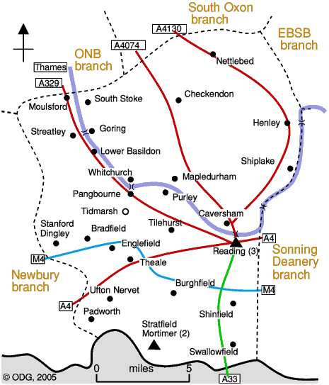 Reading Branch Map 